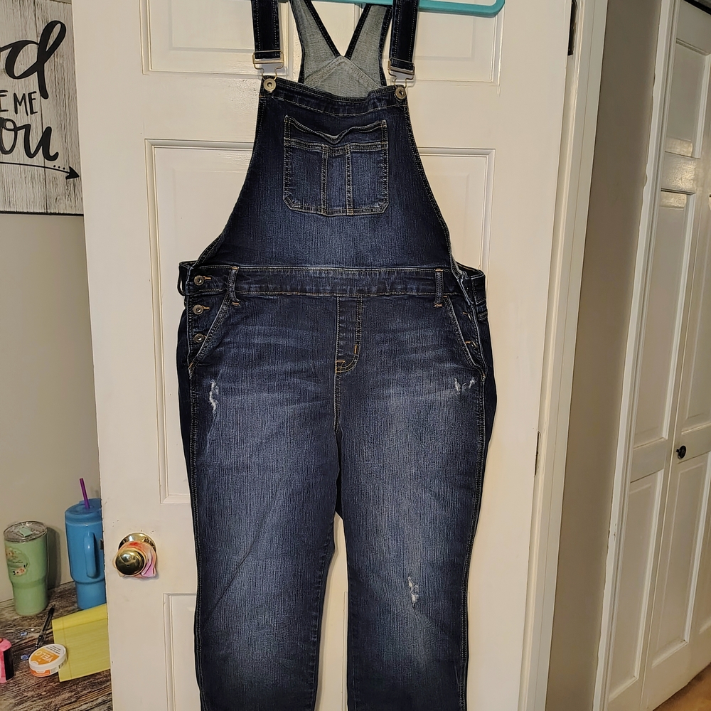 Classic Blue Denim Women's Overalls